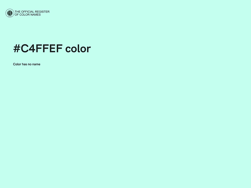 #C4FFEF color image