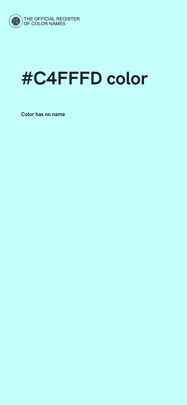 #C4FFFD color image