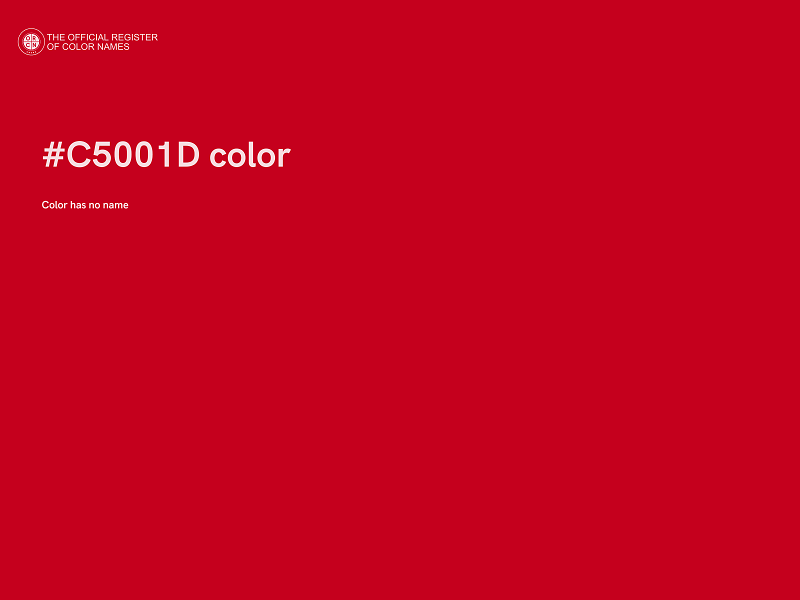 #C5001D color image