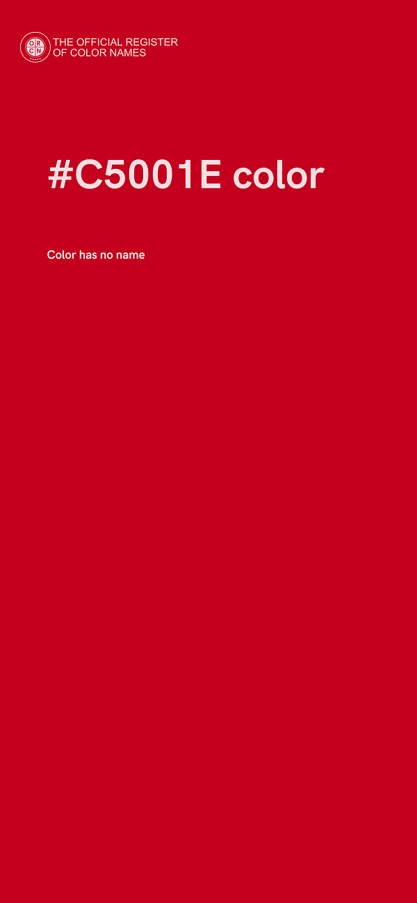 #C5001E color image