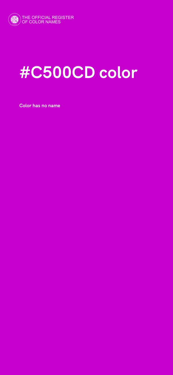 #C500CD color image