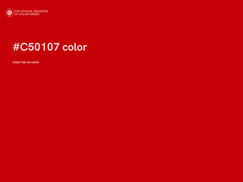 #C50107 color image
