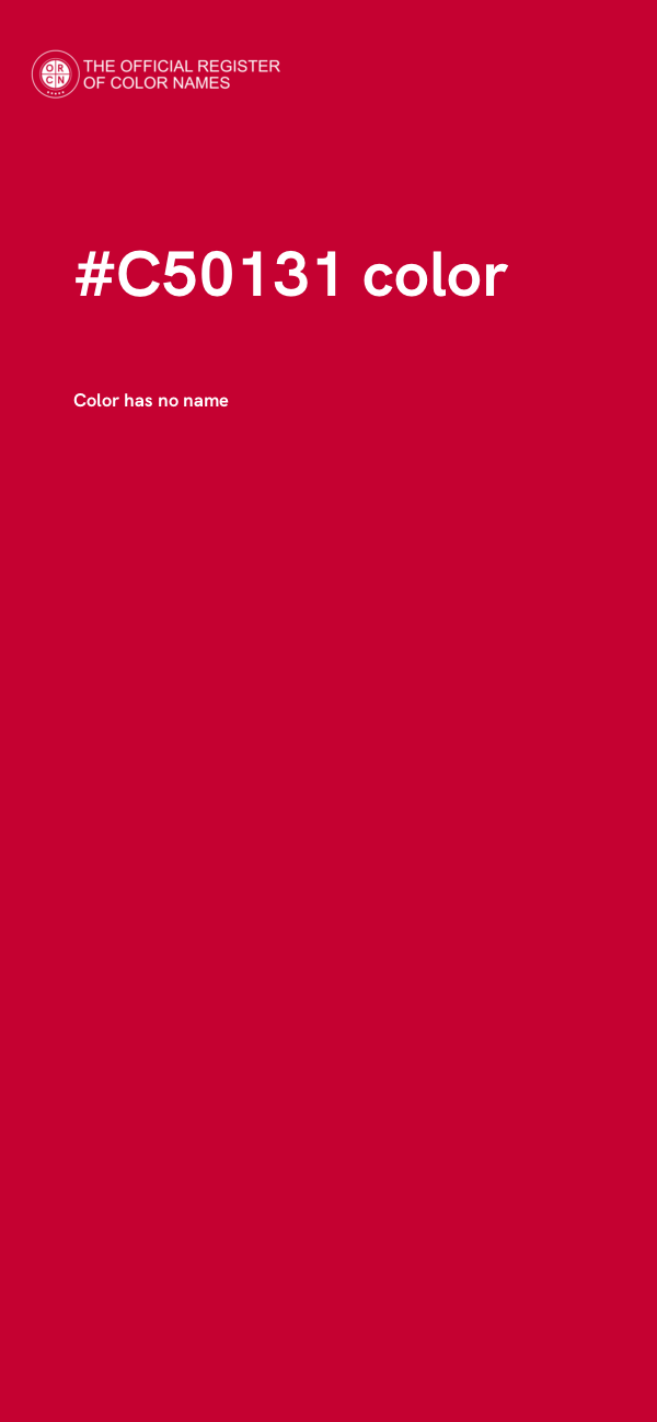 #C50131 color image