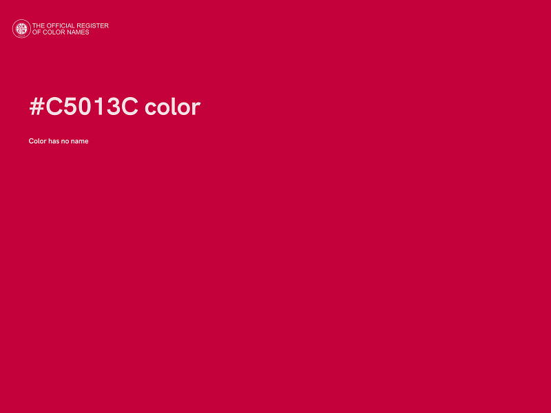 #C5013C color image