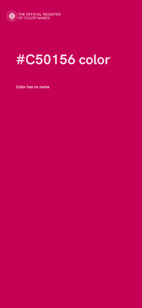 #C50156 color image