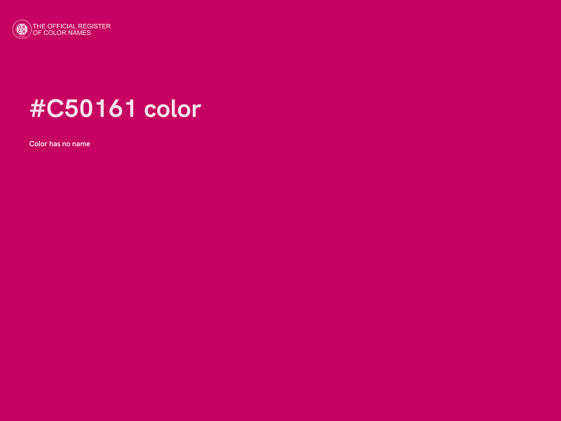 #C50161 color image