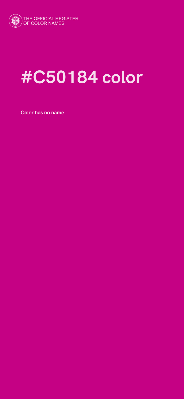 #C50184 color image