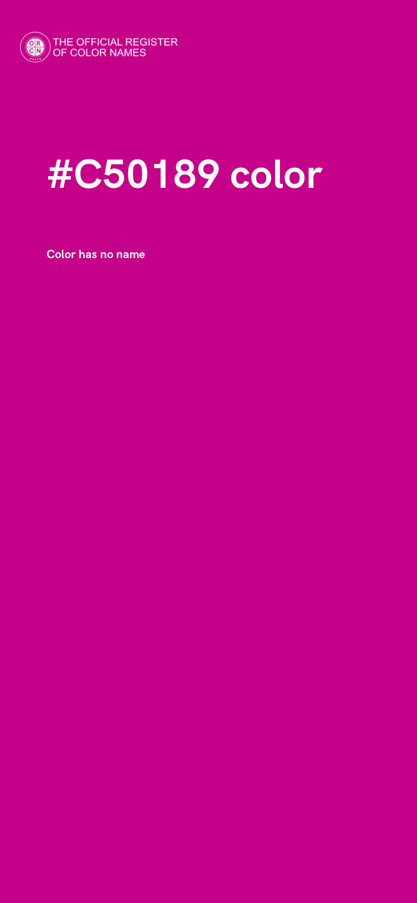 #C50189 color image