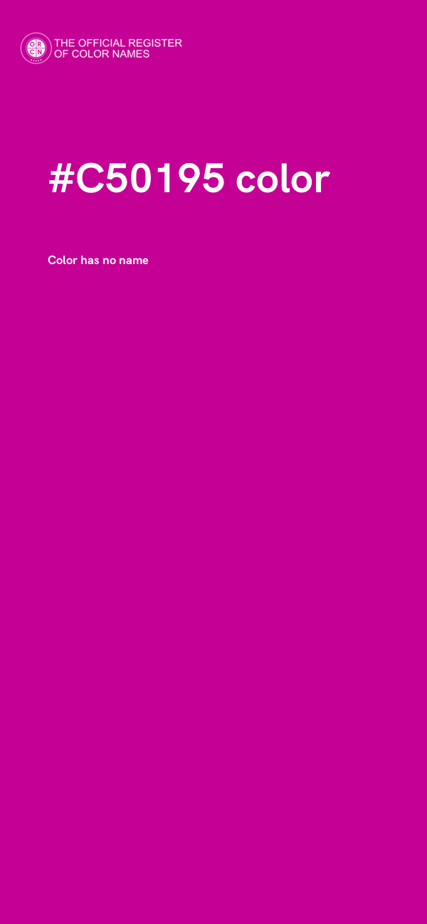 #C50195 color image