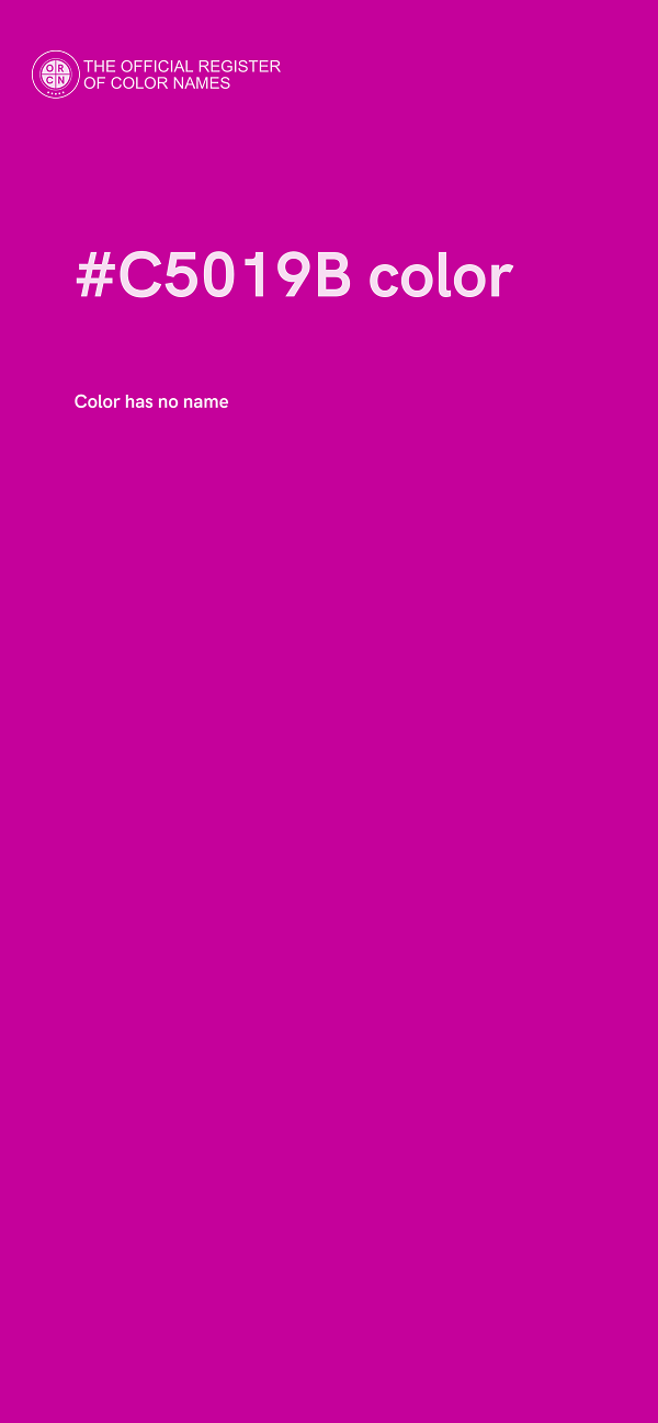 #C5019B color image
