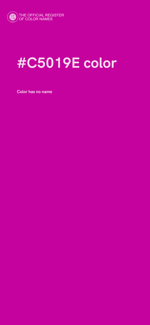 #C5019E color image
