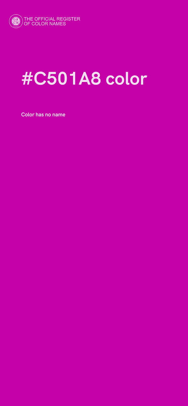 #C501A8 color image
