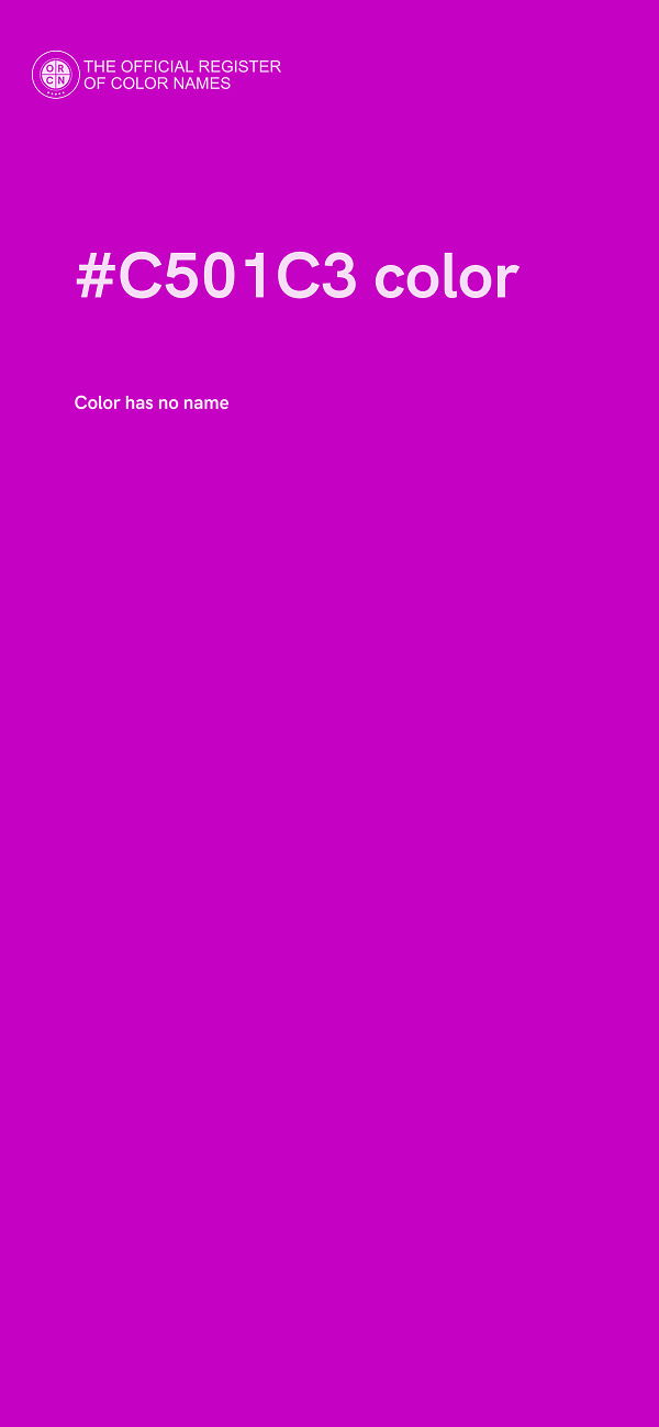 #C501C3 color image
