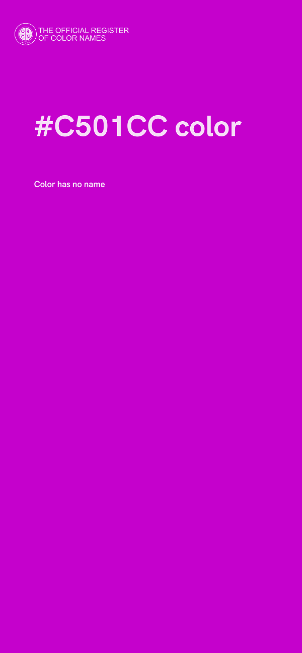 #C501CC color image