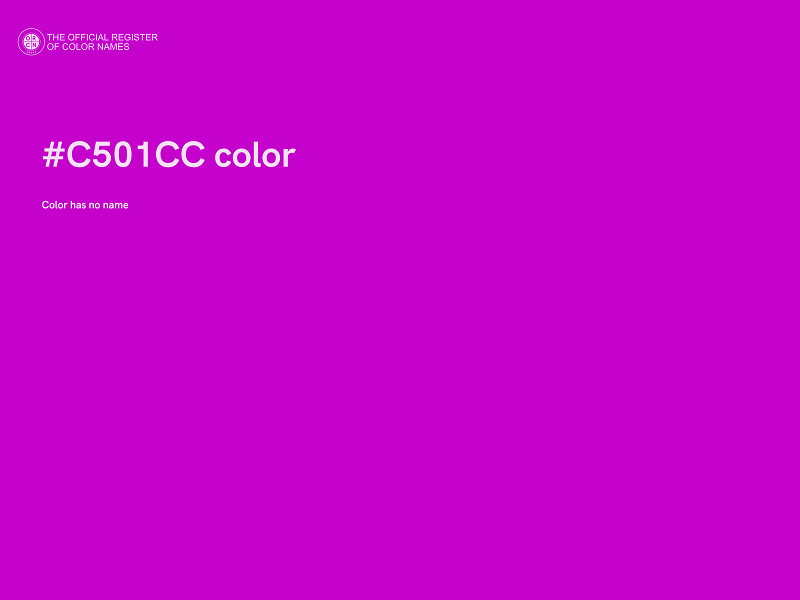 #C501CC color image