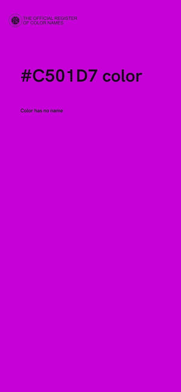 #C501D7 color image