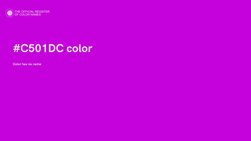 #C501DC color image