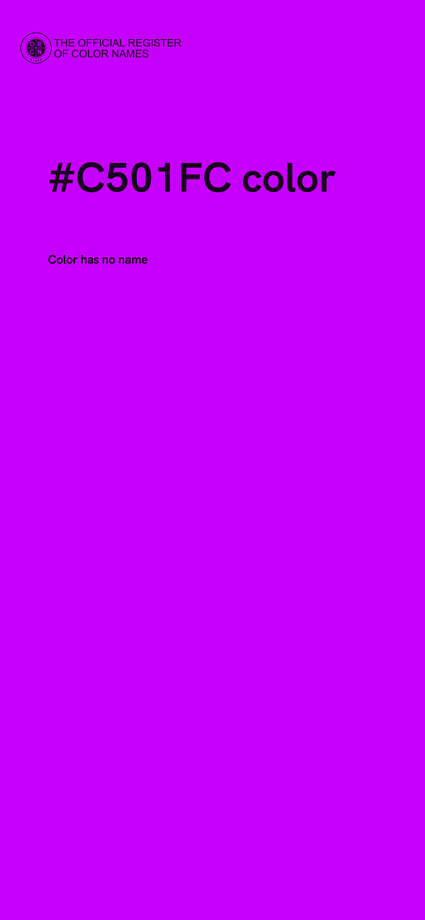 #C501FC color image