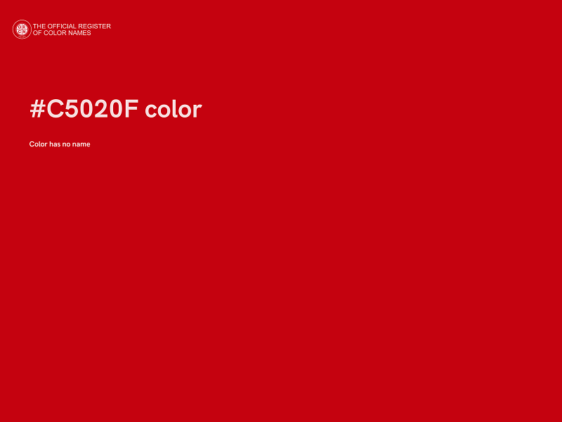 #C5020F color image