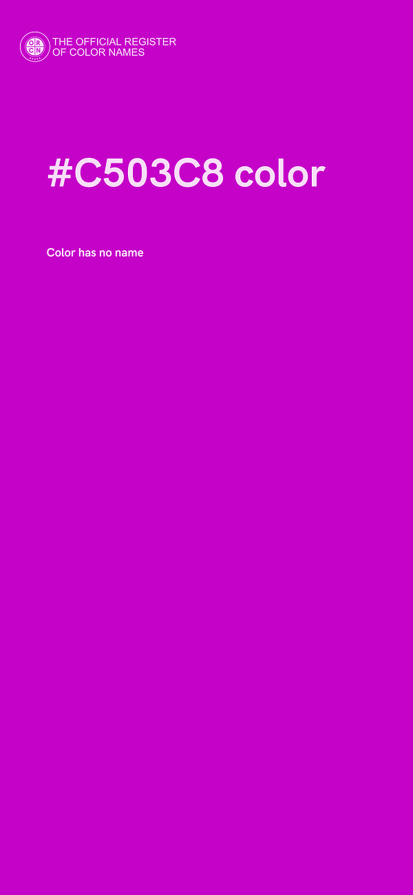 #C503C8 color image