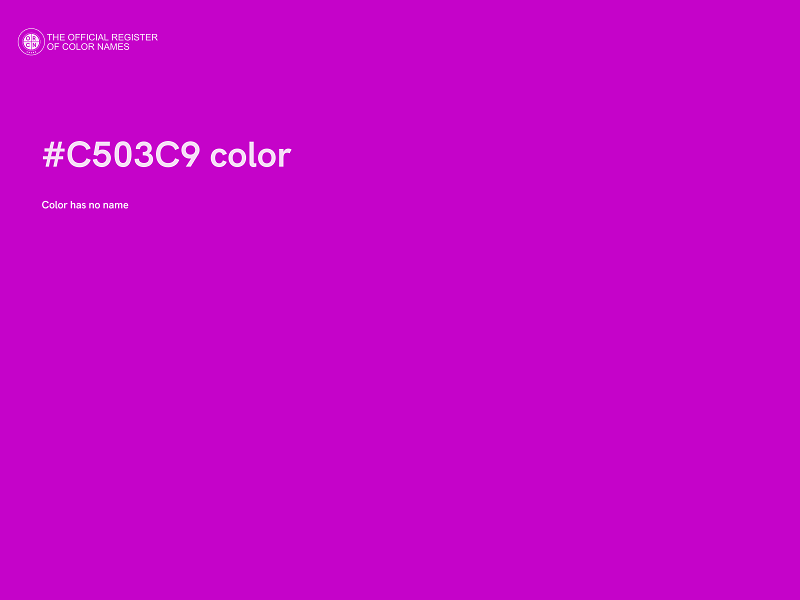 #C503C9 color image