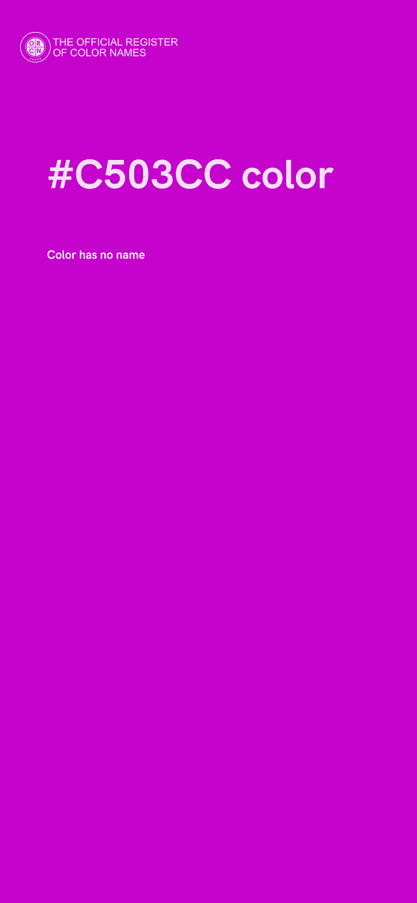 #C503CC color image