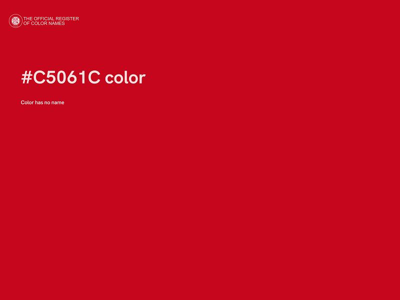#C5061C color image