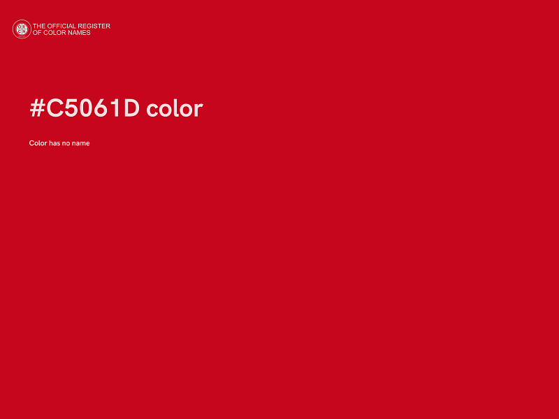 #C5061D color image