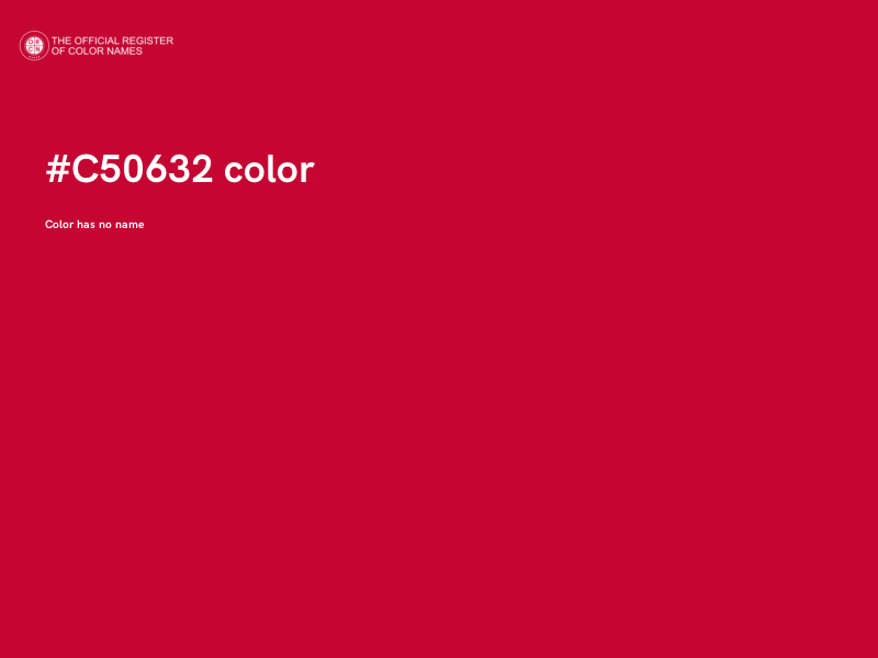 #C50632 color image