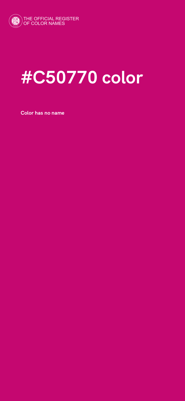 #C50770 color image