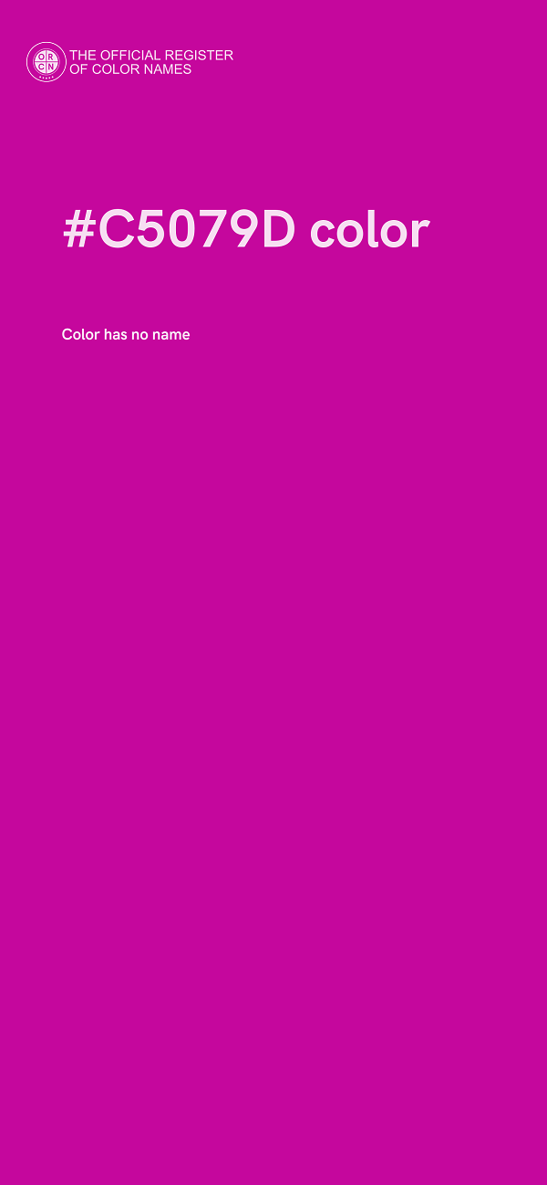 #C5079D color image