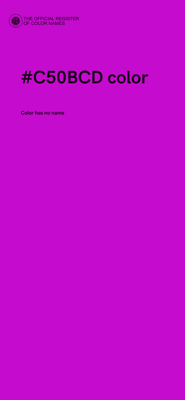 #C50BCD color image