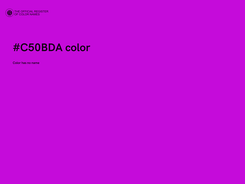 #C50BDA color image