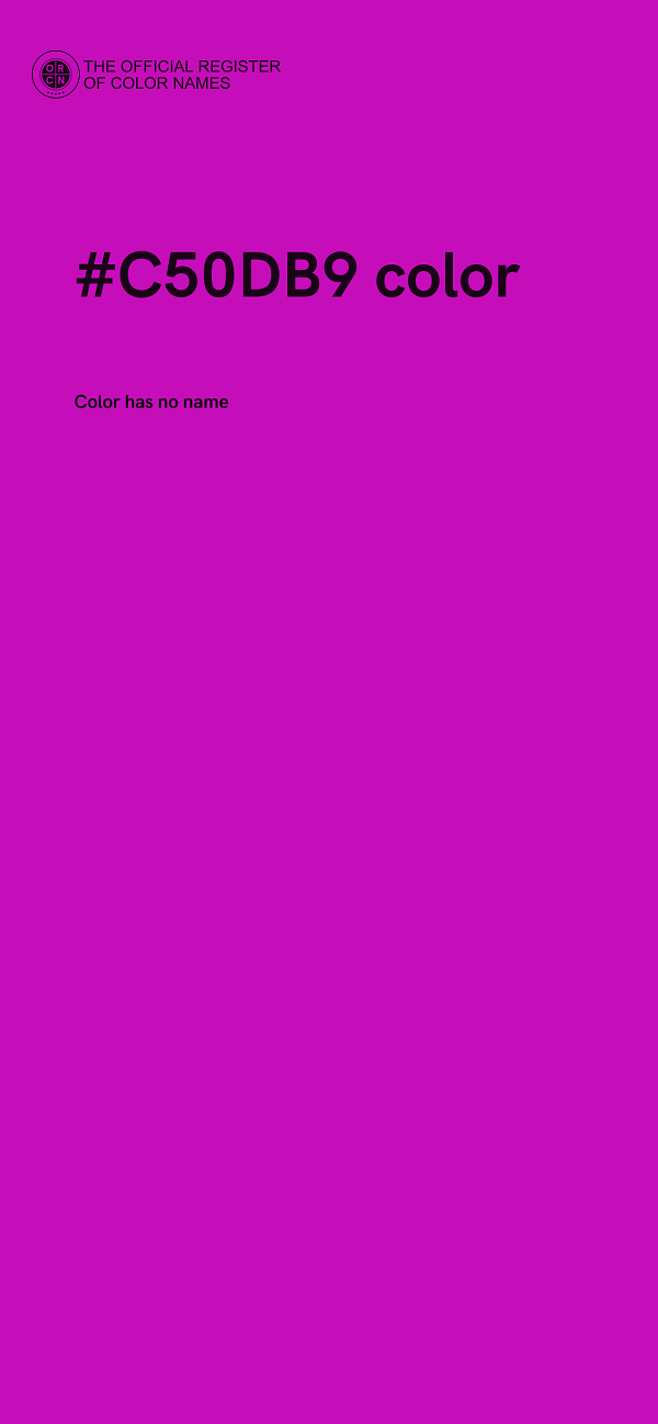 #C50DB9 color image