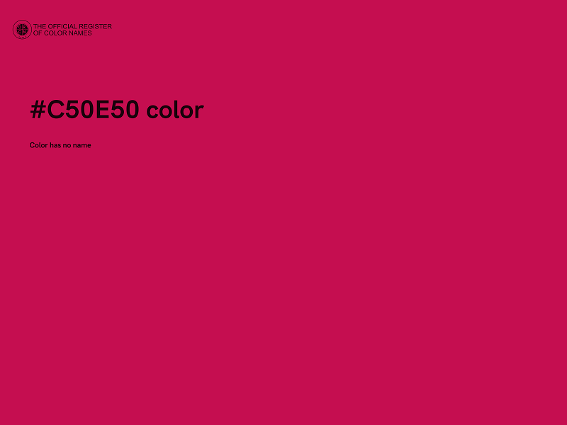 #C50E50 color image