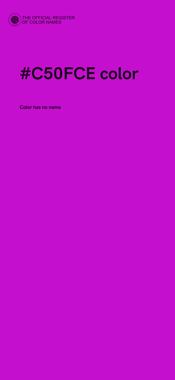 #C50FCE color image
