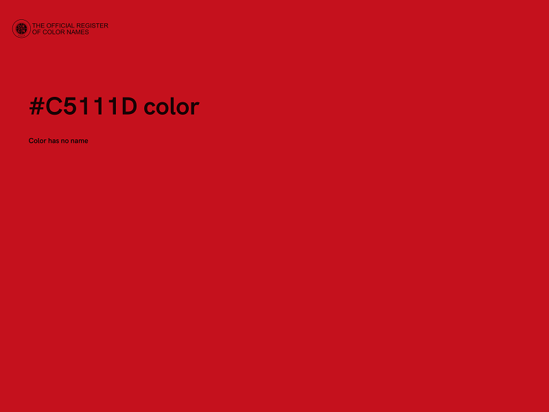 #C5111D color image