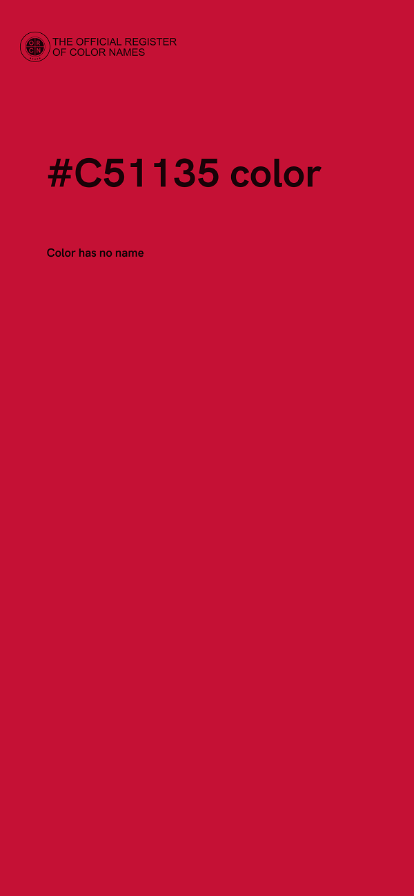 #C51135 color image