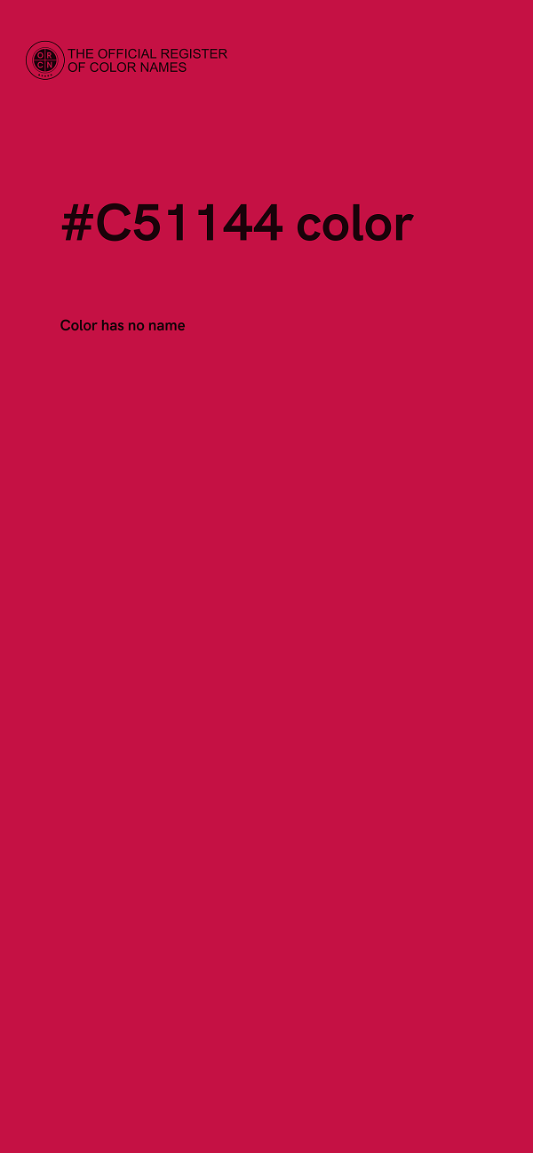 #C51144 color image