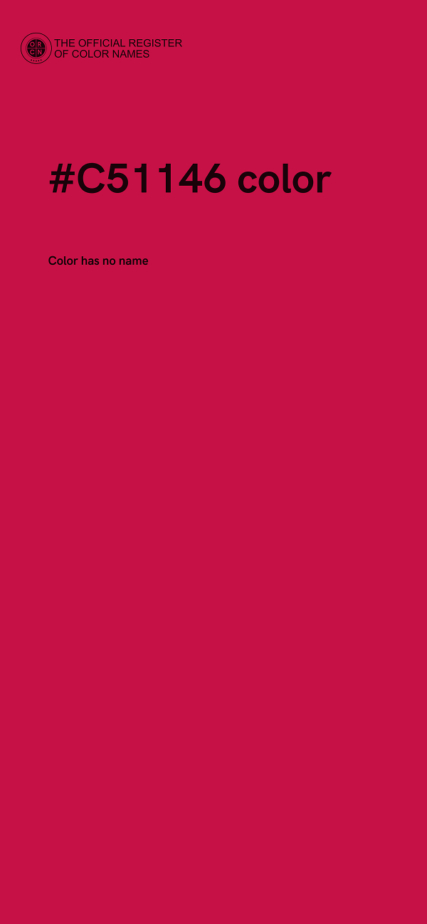 #C51146 color image
