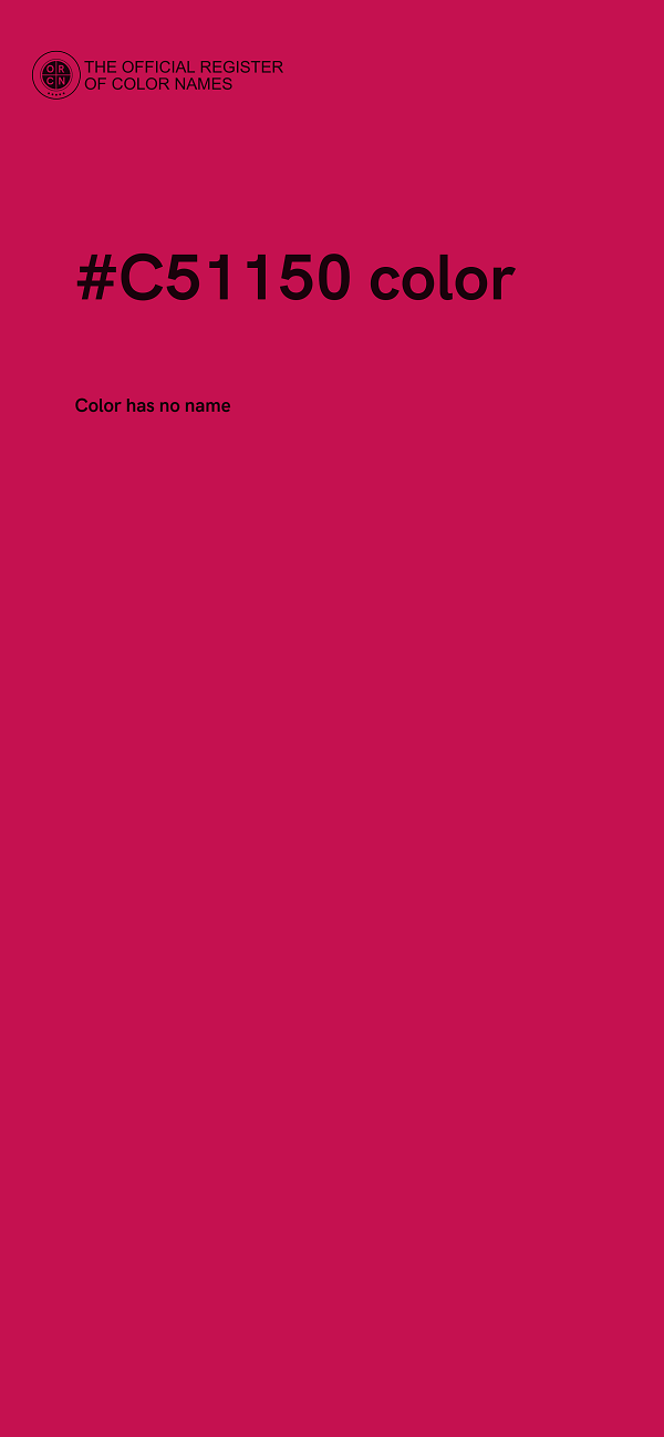 #C51150 color image