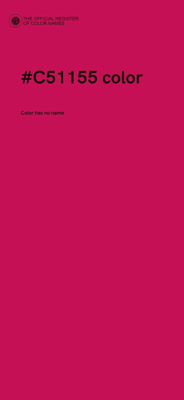 #C51155 color image