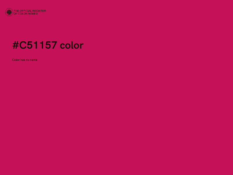 #C51157 color image