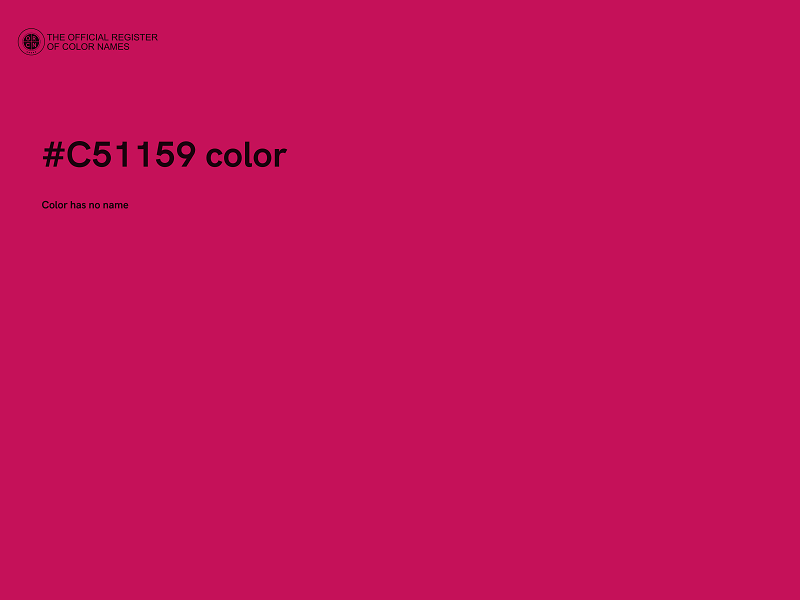 #C51159 color image