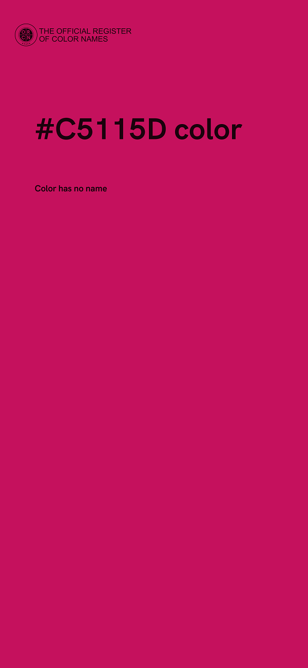 #C5115D color image