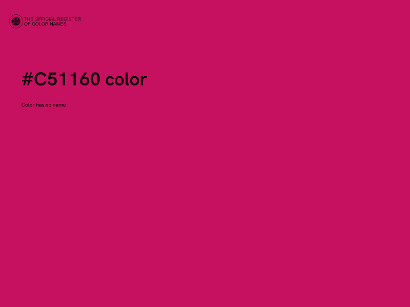 #C51160 color image
