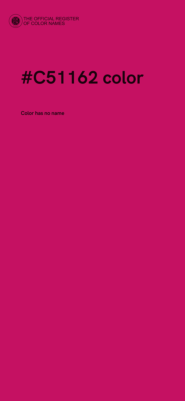 #C51162 color image