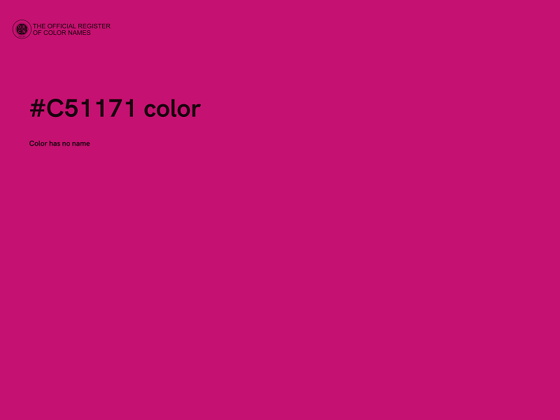 #C51171 color image
