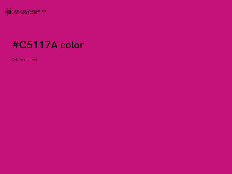 #C5117A color image