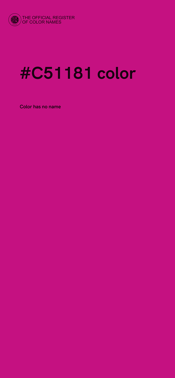#C51181 color image